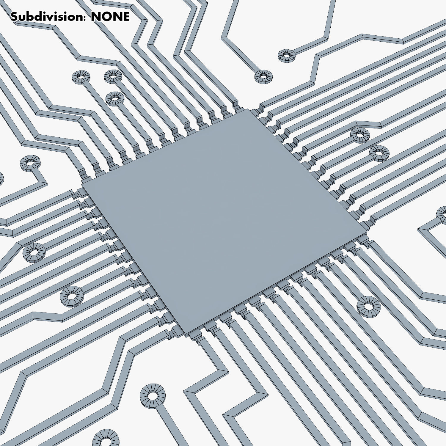 Electronic circuit v 4 3D model_25