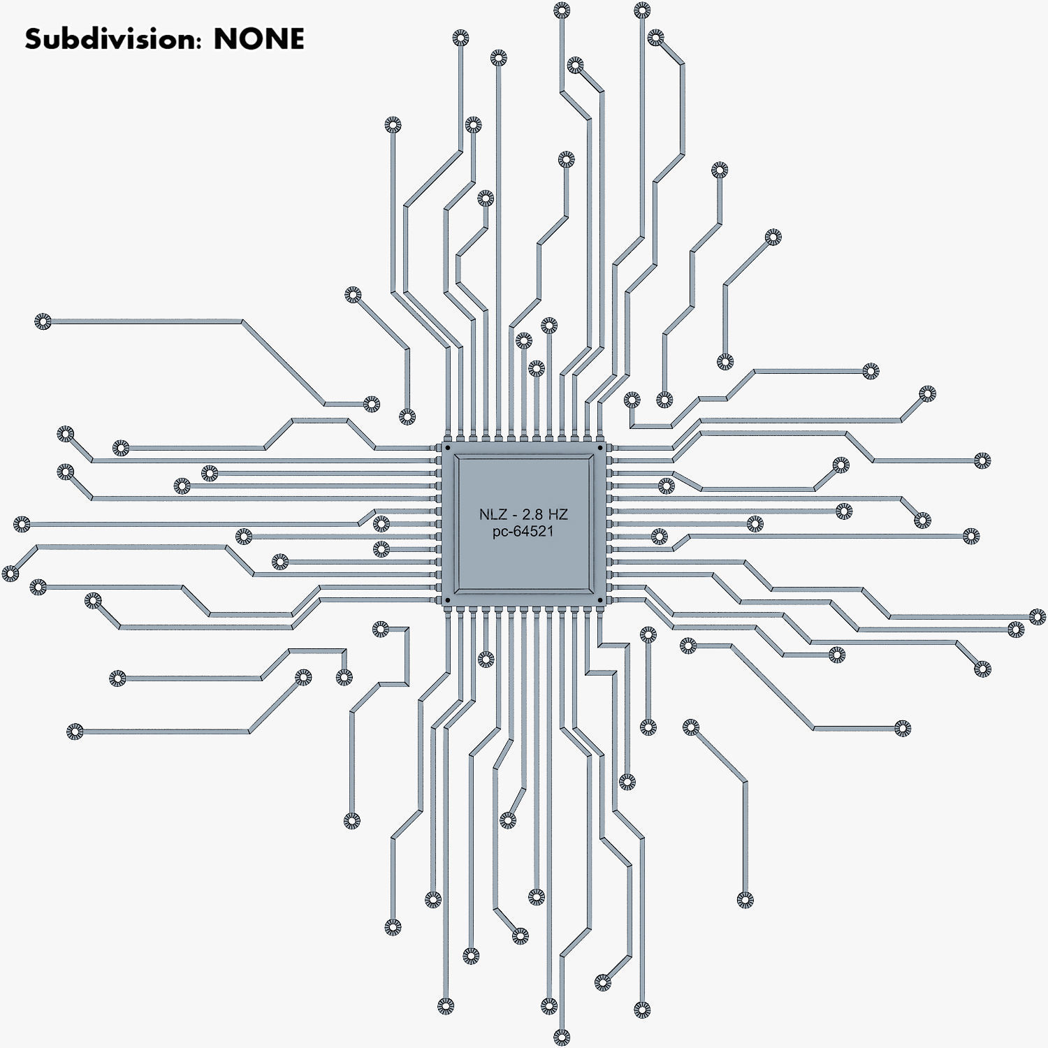 Electronic circuit v 4 3D model_22