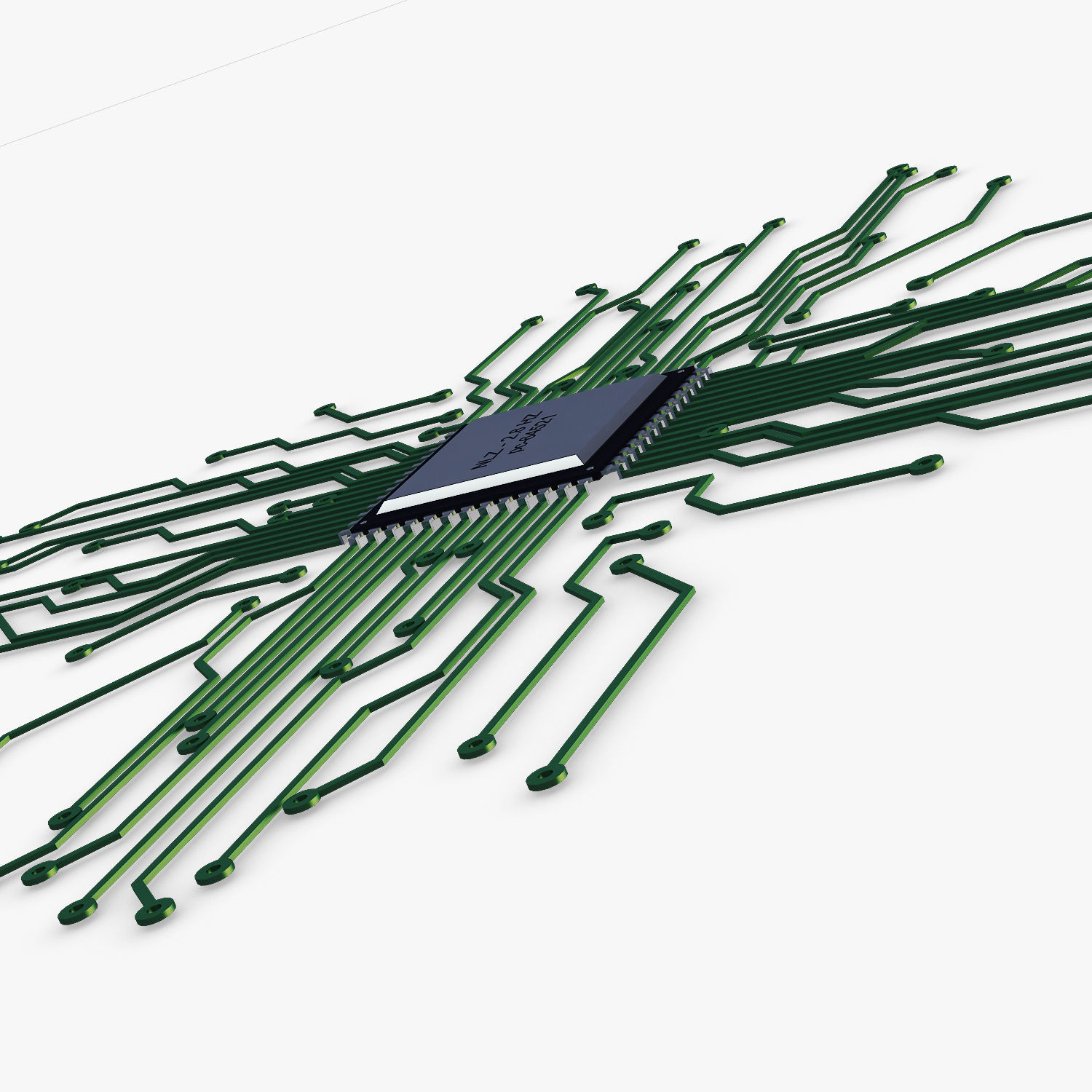 Electronic circuit v 4 3D model_16