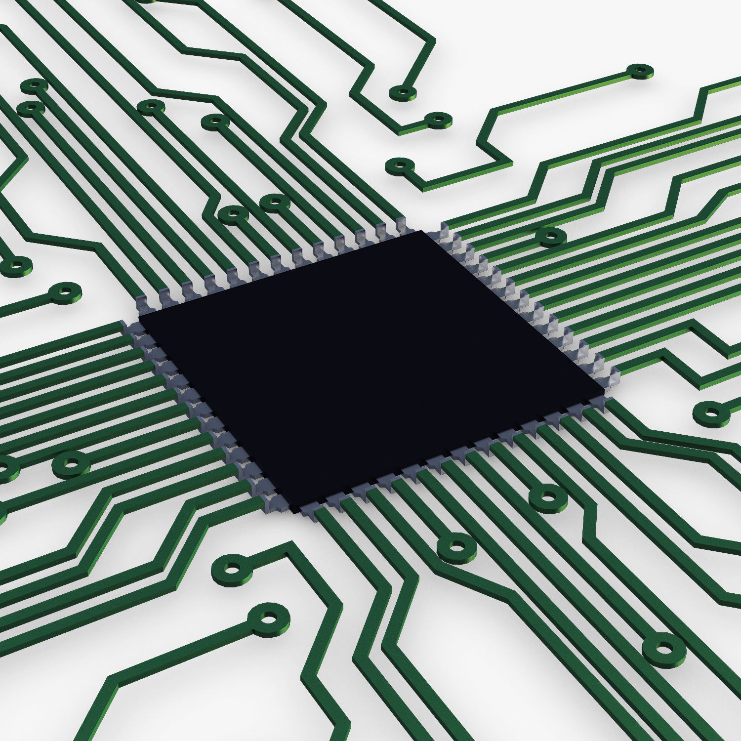 Electronic circuit v 4 3D model_9