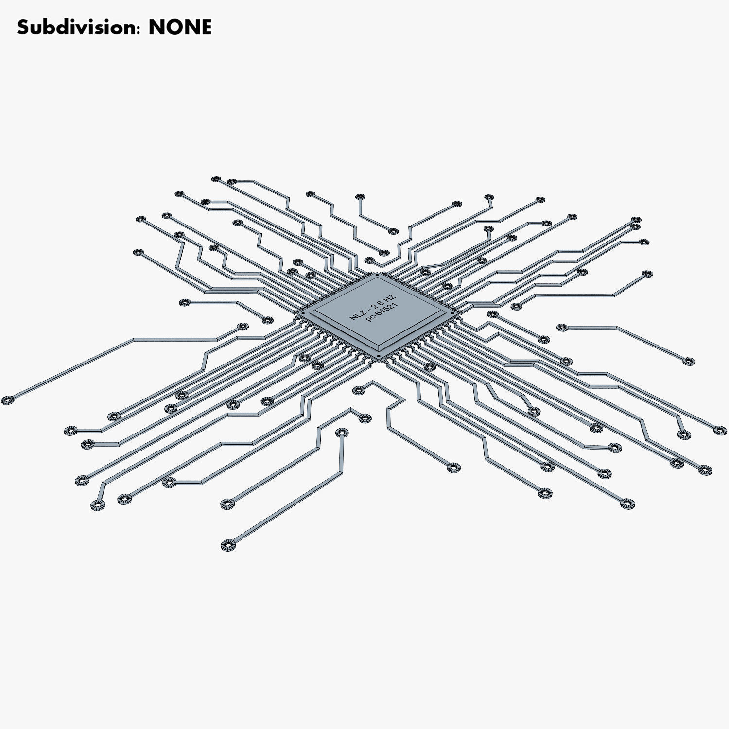 Electronic circuit v 4 3D model_20