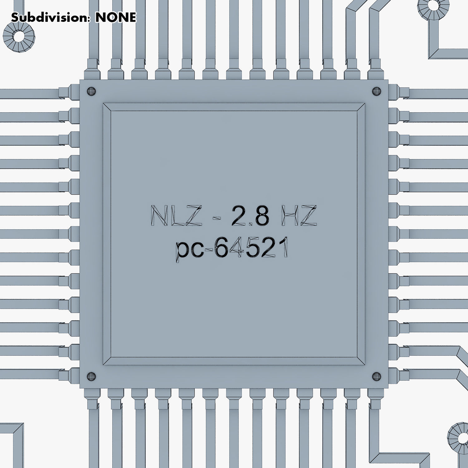 Electronic circuit v 4 3D model_23