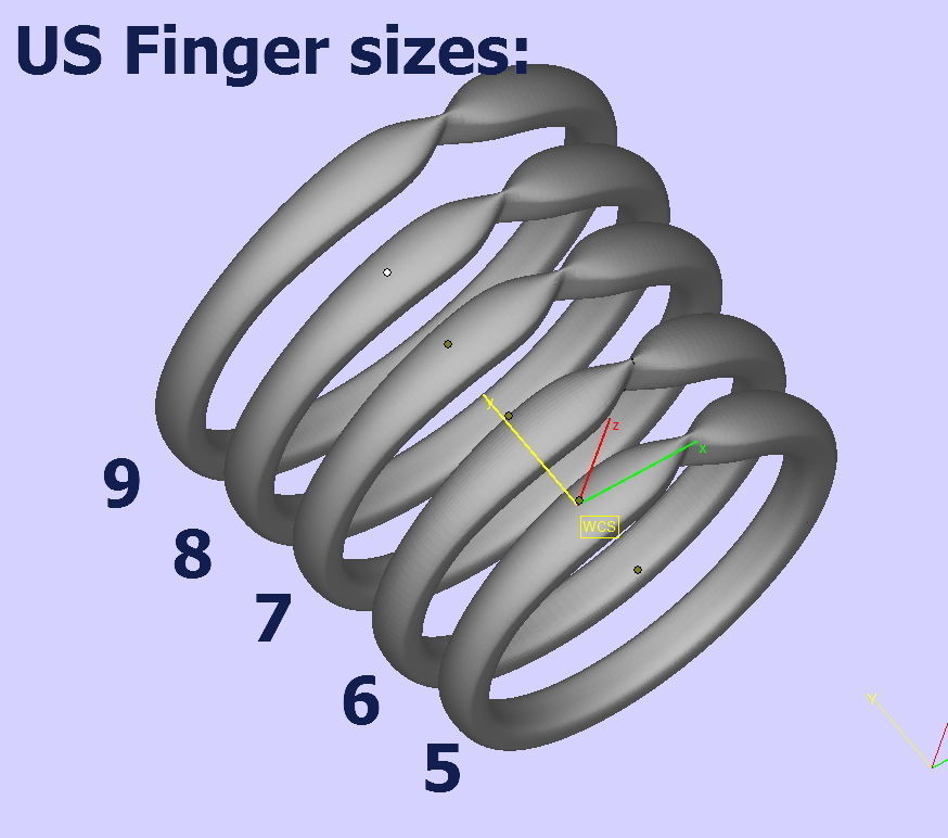 Wedding Set  Band and Solitaire Engagement ring 3d model 3D print model_23