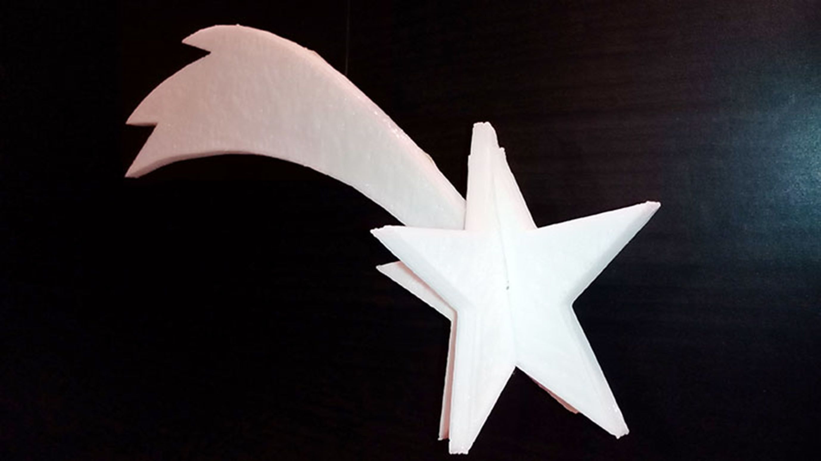 Stella Cometa Natale download file digitale stl star Christmas 3D print model_1