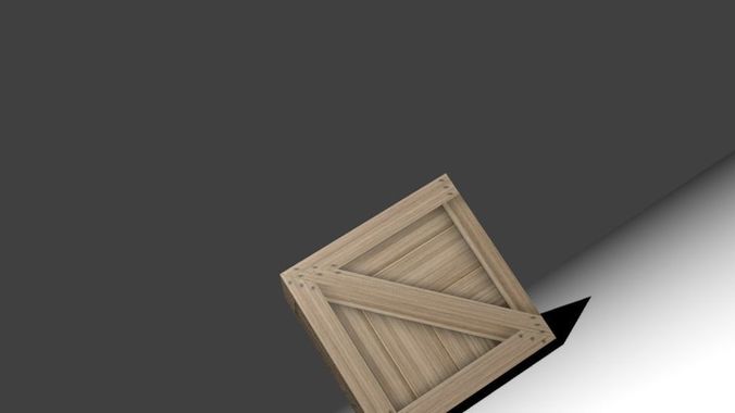 Box wooden free 3D model | CGTrader