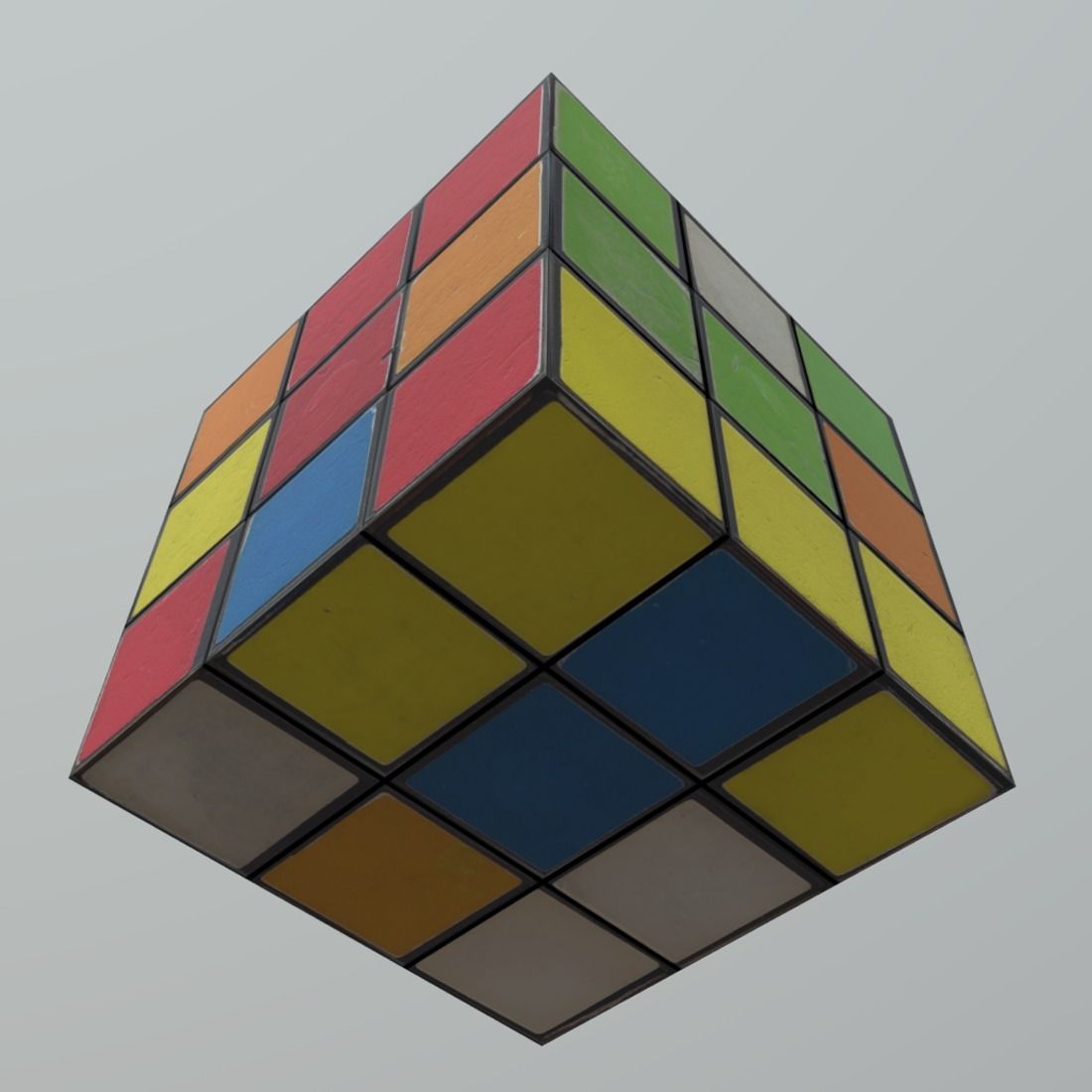 CC0 - Magic Cube Free low-poly 3D model_4