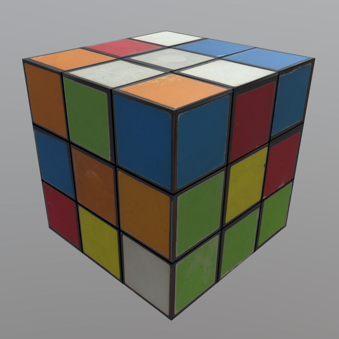 CC0 - Magic Cube Free low-poly 3D model_2