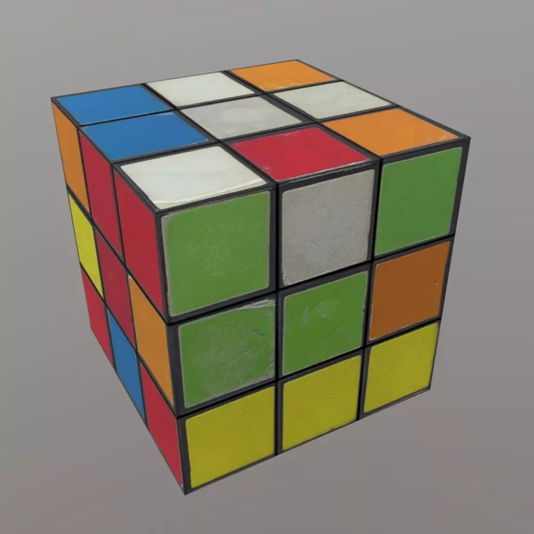CC0 - Magic Cube Free low-poly 3D model_0
