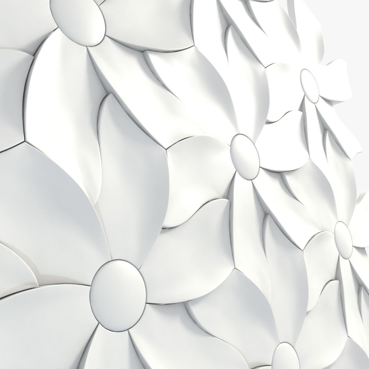 3d Tiles Kaza Concrete - Petal 3D model_10