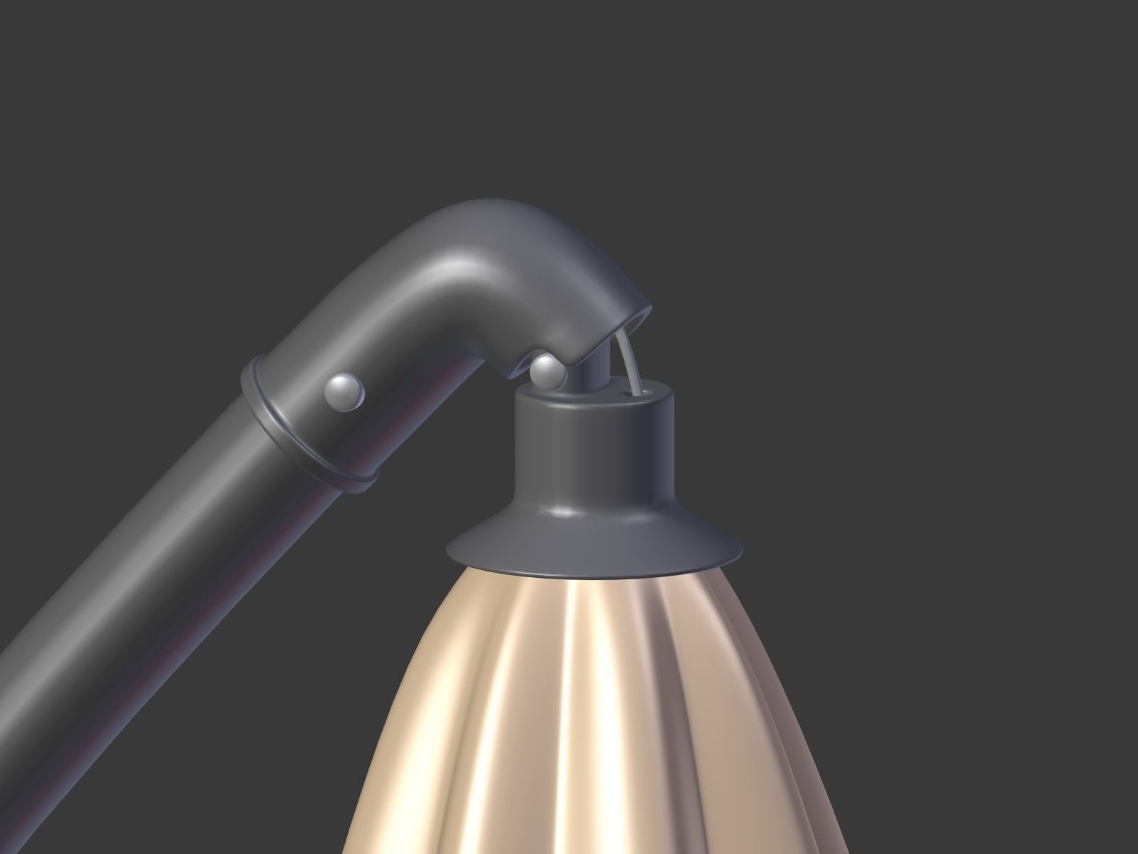 Umbrella Deck Parasol 1 Low-poly 3D model_24