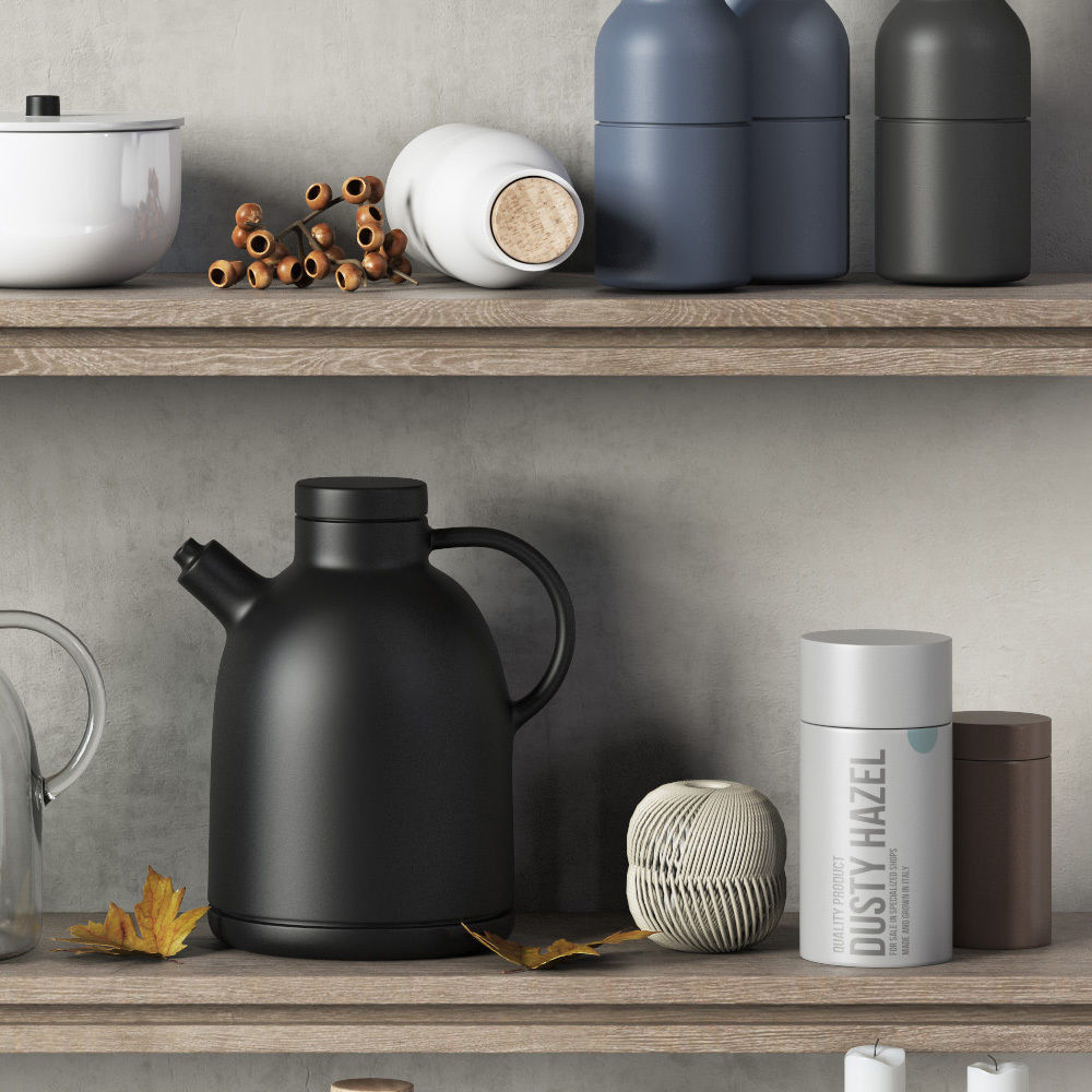 Scandinavian decorative set for the kitchen 3D model_4