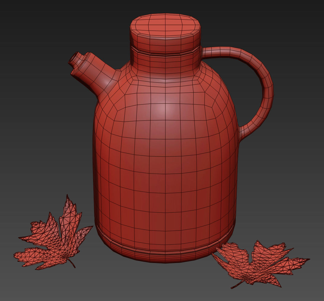 Scandinavian decorative set for the kitchen 3D model_18