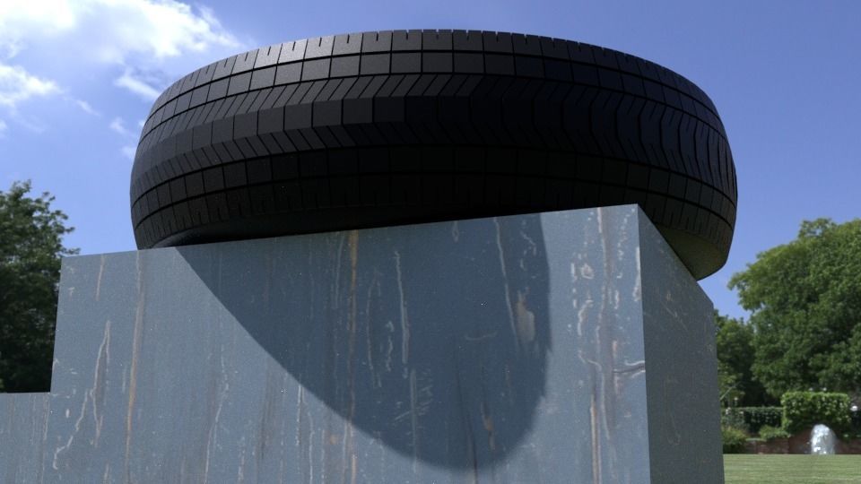 ORTAS TIRE NO 1 Low-poly 3D model_4