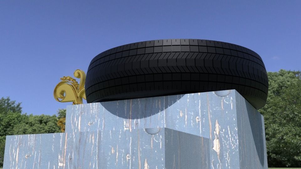 ORTAS TIRE NO 1 Low-poly 3D model_3