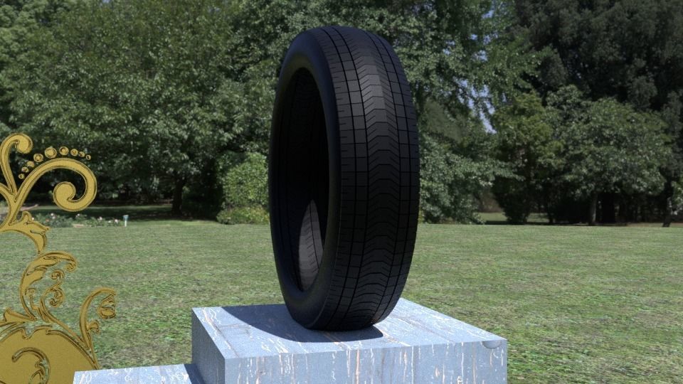 ORTAS TIRE NO 1 Low-poly 3D model_13