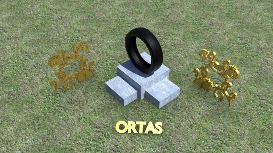 ORTAS TIRE NO 1 Low-poly 3D model_19