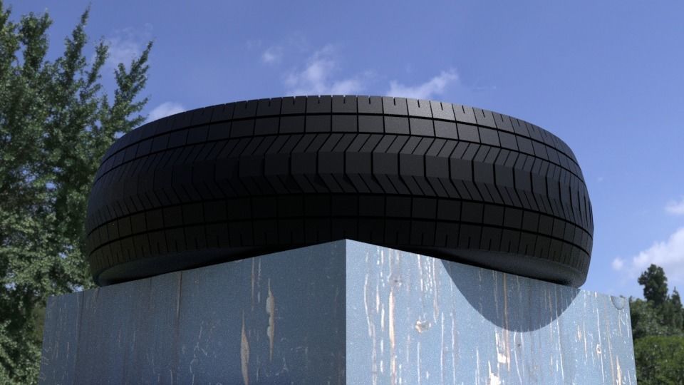 ORTAS TIRE NO 1 Low-poly 3D model_2