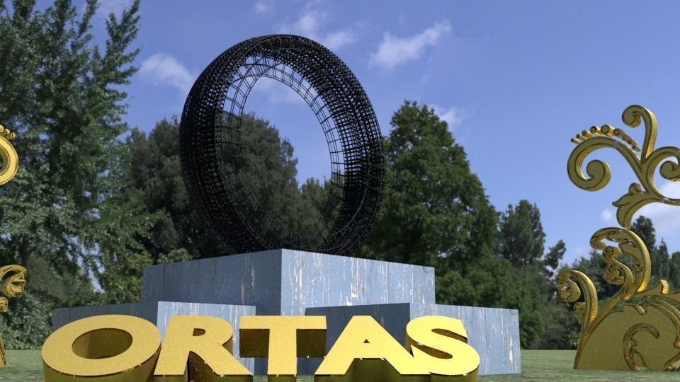 ORTAS TIRE NO 1 Low-poly 3D model_12