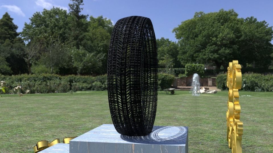 ORTAS TIRE NO 1 Low-poly 3D model_9