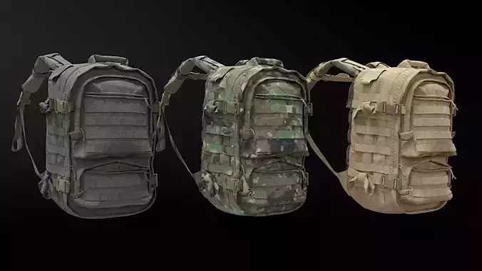 SOLDIER Backpack Tactical Pegasus 3D model