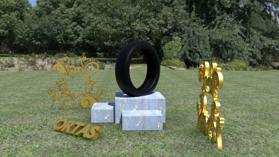 ORTAS TIRE NO 2 Low-poly 3D model_11