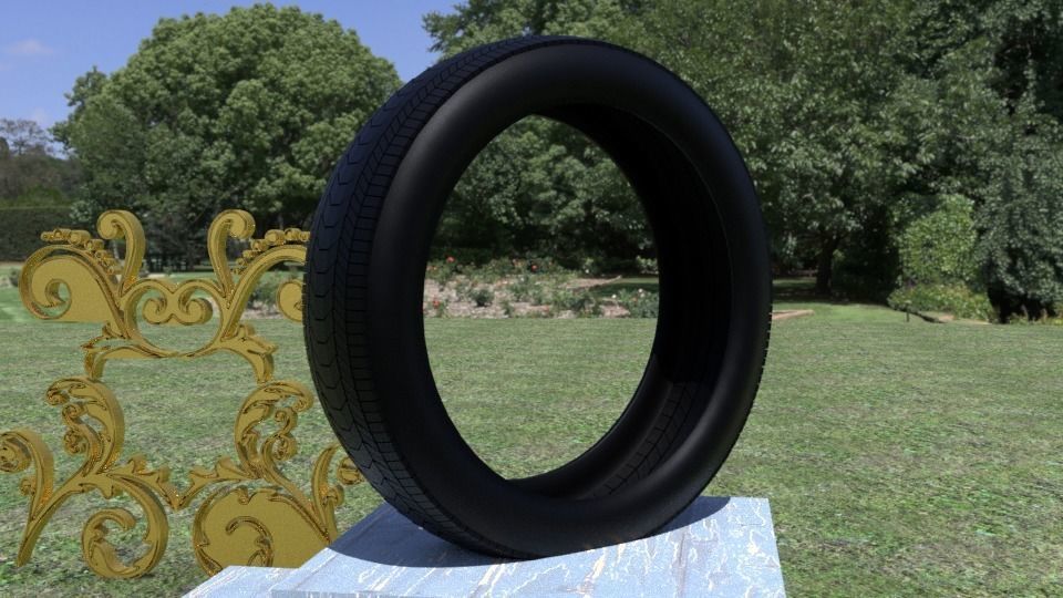 ORTAS TIRE NO 2 Low-poly 3D model_18