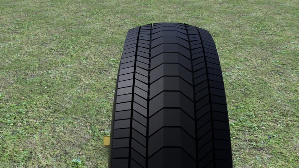 ORTAS TIRE NO 2 Low-poly 3D model_7