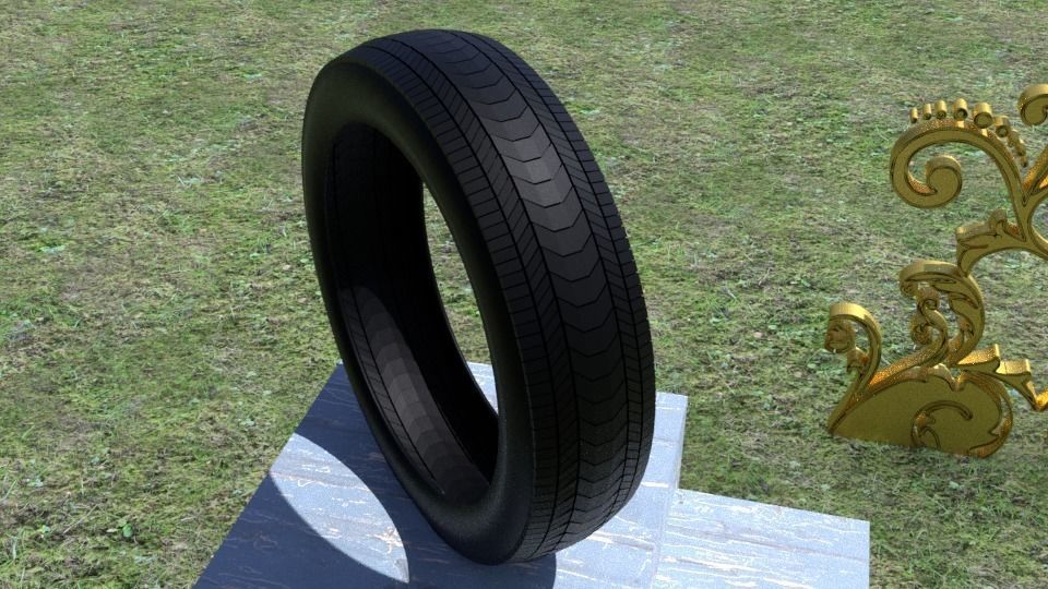 ORTAS TIRE NO 2 Low-poly 3D model_3