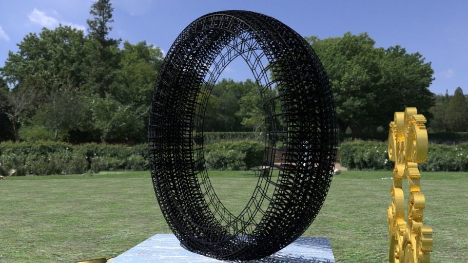 ORTAS TIRE NO 2 Low-poly 3D model_10