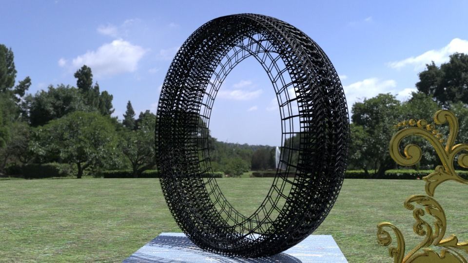 ORTAS TIRE NO 2 Low-poly 3D model_8