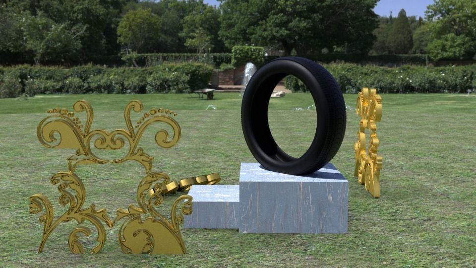 ORTAS TIRE NO 2 Low-poly 3D model_13