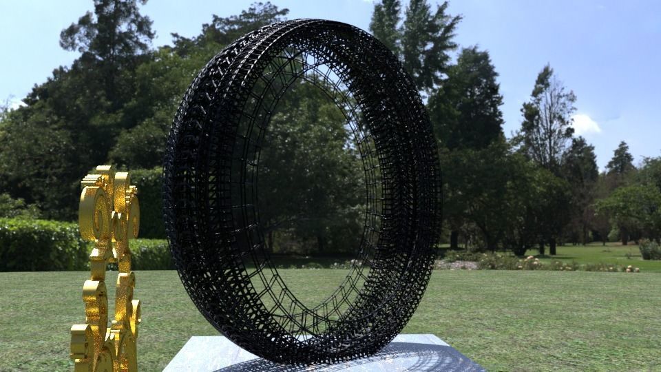 ORTAS TIRE NO 2 Low-poly 3D model_12