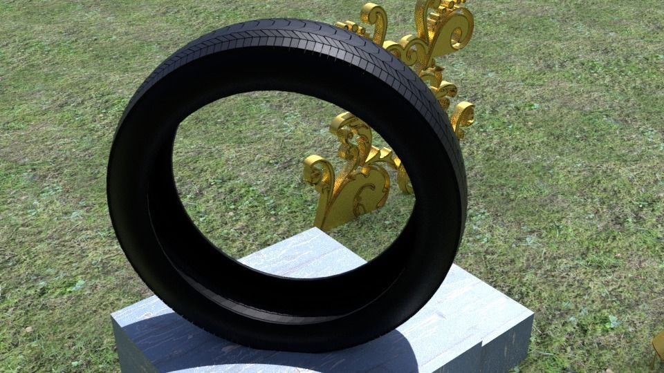 ORTAS TIRE NO 2 Low-poly 3D model_2
