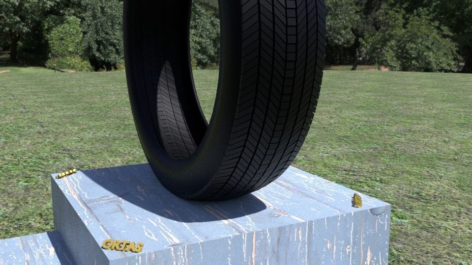 ORTAS TIRE NO 3 Low-poly 3D model_18