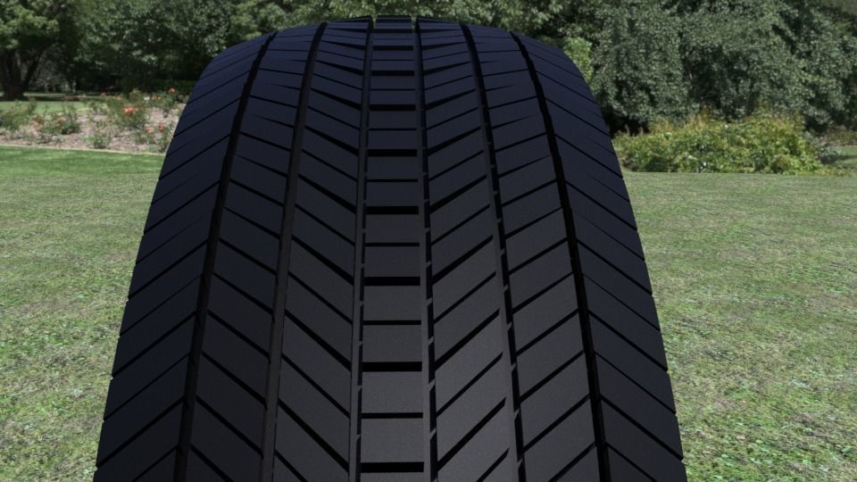 ORTAS TIRE NO 3 Low-poly 3D model_2