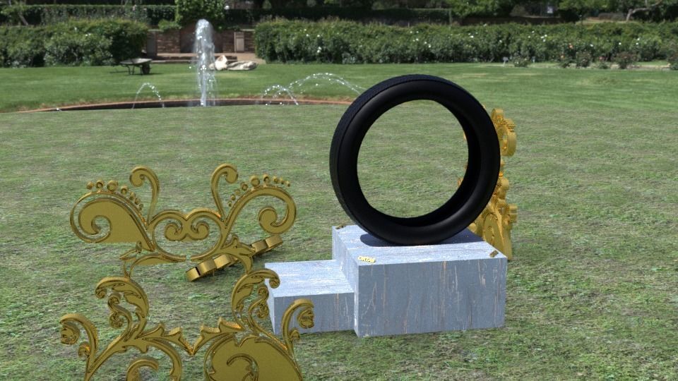 ORTAS TIRE NO 3 Low-poly 3D model_14