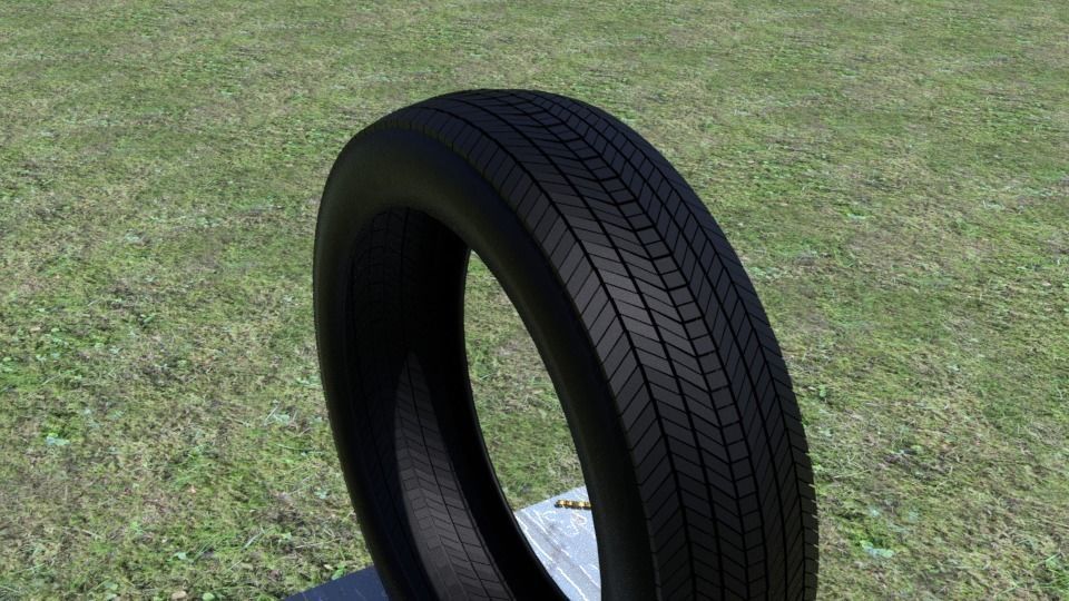 ORTAS TIRE NO 3 Low-poly 3D model_19