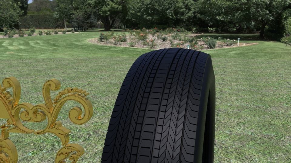 ORTAS TIRE NO 4 GAME READY Low-poly 3D model_18