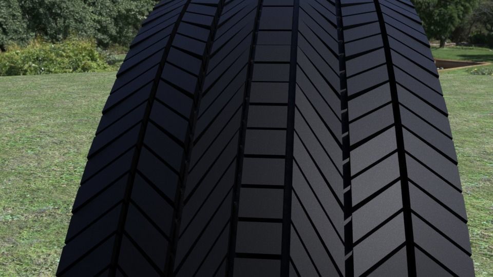 ORTAS TIRE NO 5 GAME READY Low-poly 3D model_4