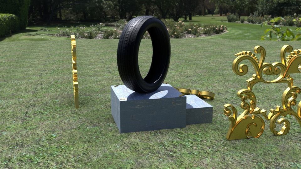 ORTAS TIRE NO 5 GAME READY Low-poly 3D model_19