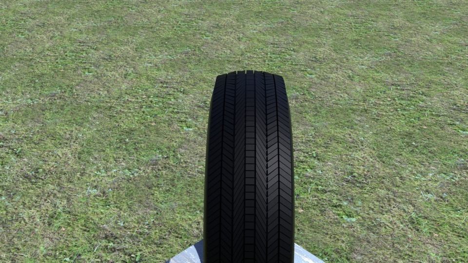 ORTAS TIRE NO 5 GAME READY Low-poly 3D model_5