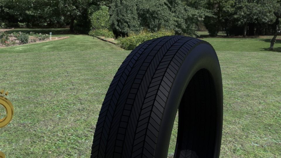 ORTAS TIRE NO 5 GAME READY Low-poly 3D model_3