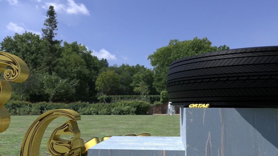 ORTAS TIRE NO 6 GAME READY Low-poly 3D model_8