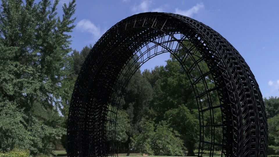 ORTAS TIRE NO 7 GAME READY Low-poly 3D model_3