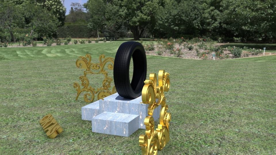 ORTAS TIRE NO 9 GAME READY Low-poly 3D model_6