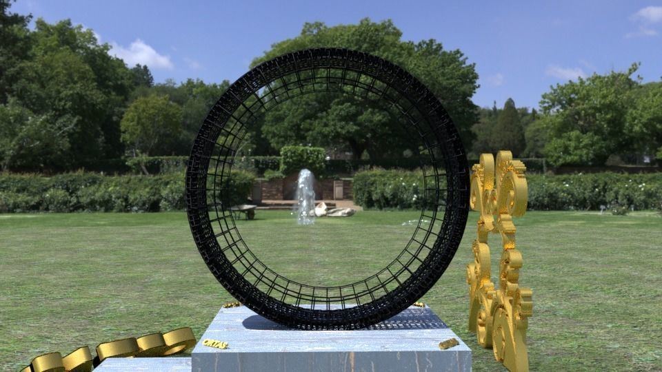 ORTAS TIRE NO 10 GAME READY Low-poly 3D model_4