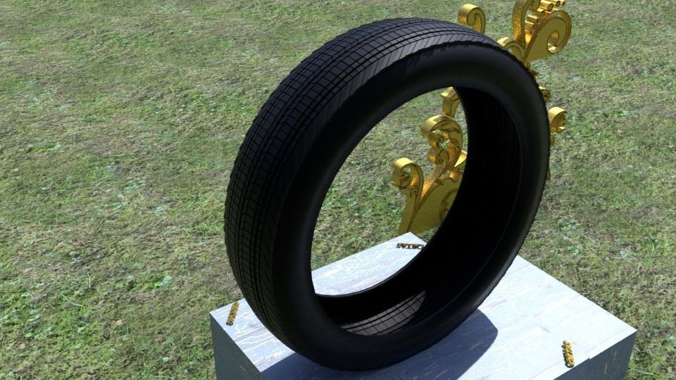 ORTAS TIRE NO 10 GAME READY Low-poly 3D model_8
