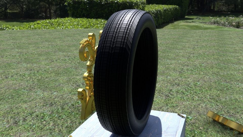 ORTAS TIRE NO 10 GAME READY Low-poly 3D model_10