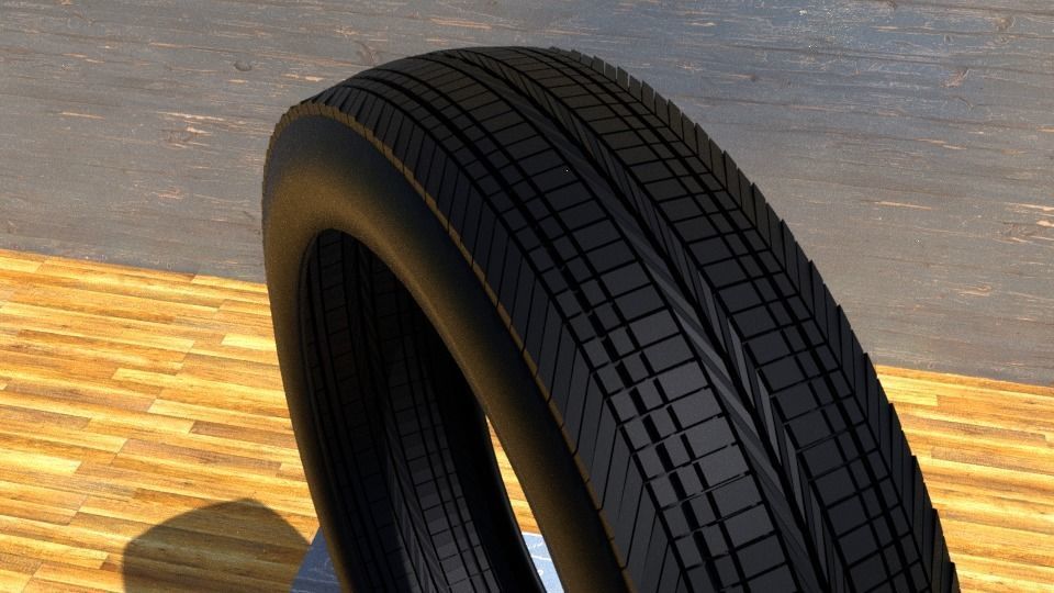 ORTAS TIRE NO 11 GAME READY Low-poly 3D model_6
