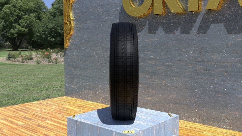 ORTAS TIRE NO 11 GAME READY Low-poly 3D model_9